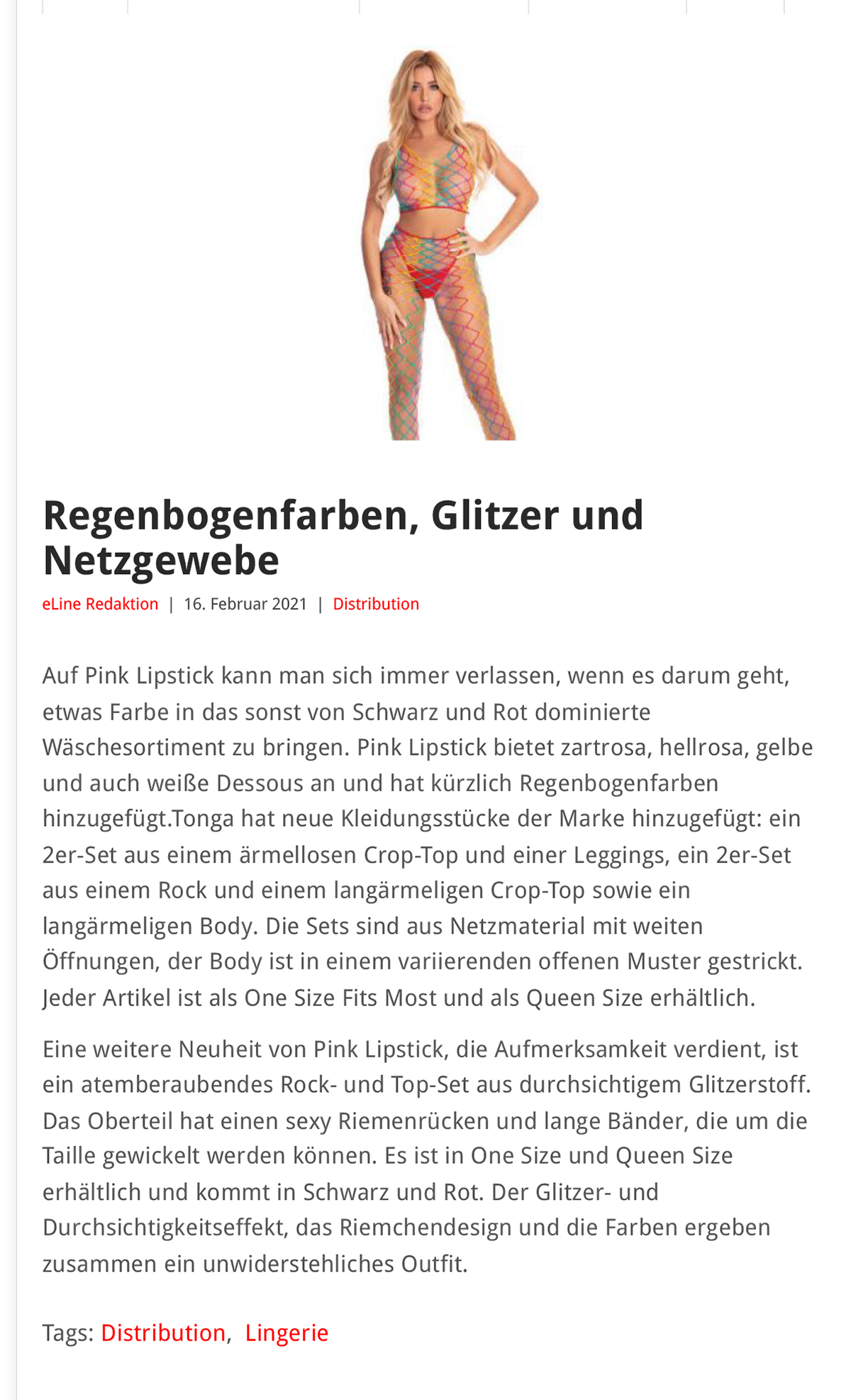 2021-02 eLine Online - Pink Lipstick